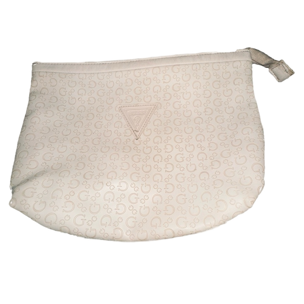Guess Basira PVC Faux Leather Makeup Bag